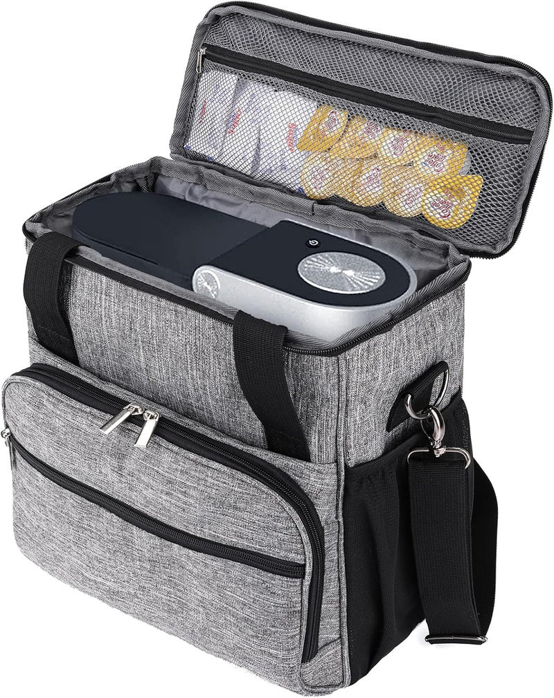 COVERQUE Coffee Maker Carring Bag for Keurig K-Slim/K-Express/K-Iced/Ninja PB041ST/Ninja PB051, Water Resistant Carry Case for Travel, Grey - Image 4